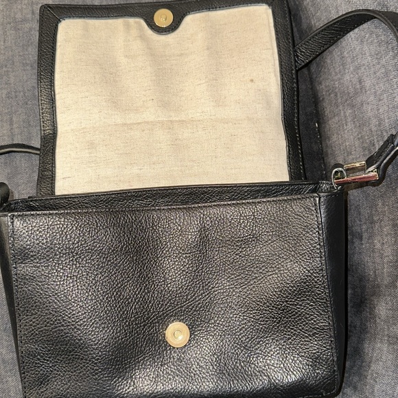 India Hicks The Lady P Bag Crossbody Purse Black Leather Bag Designer - Picture 9 of 15